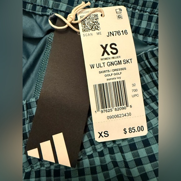 Adidas Ultimate365 Gingham Skort Size XS. NWT - Picture 12 of 15